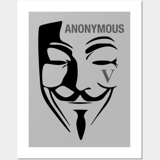 AnonymousV Posters and Art